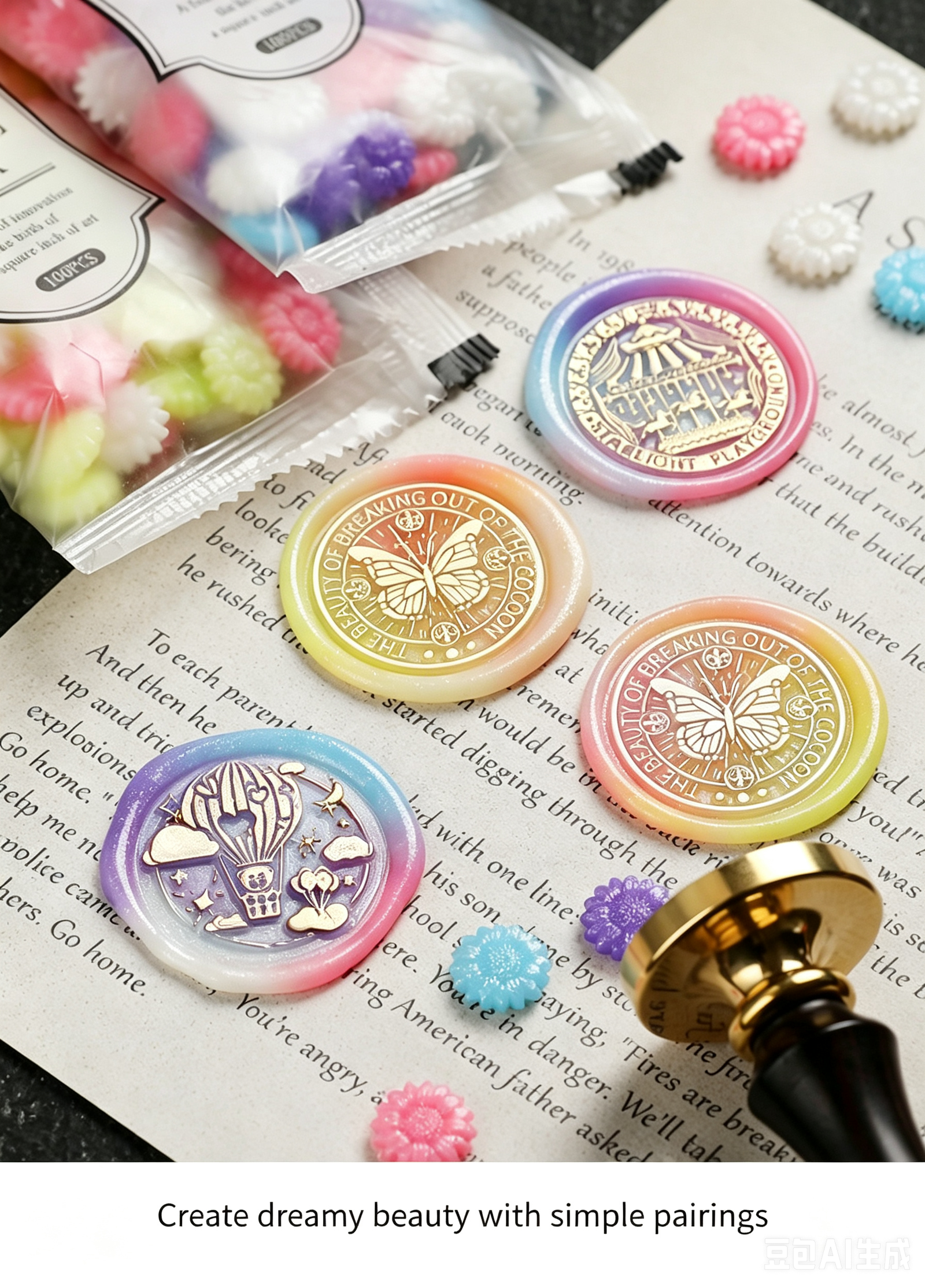 Bulk Sealing Wax Beads in Multiple Colors detail image 6