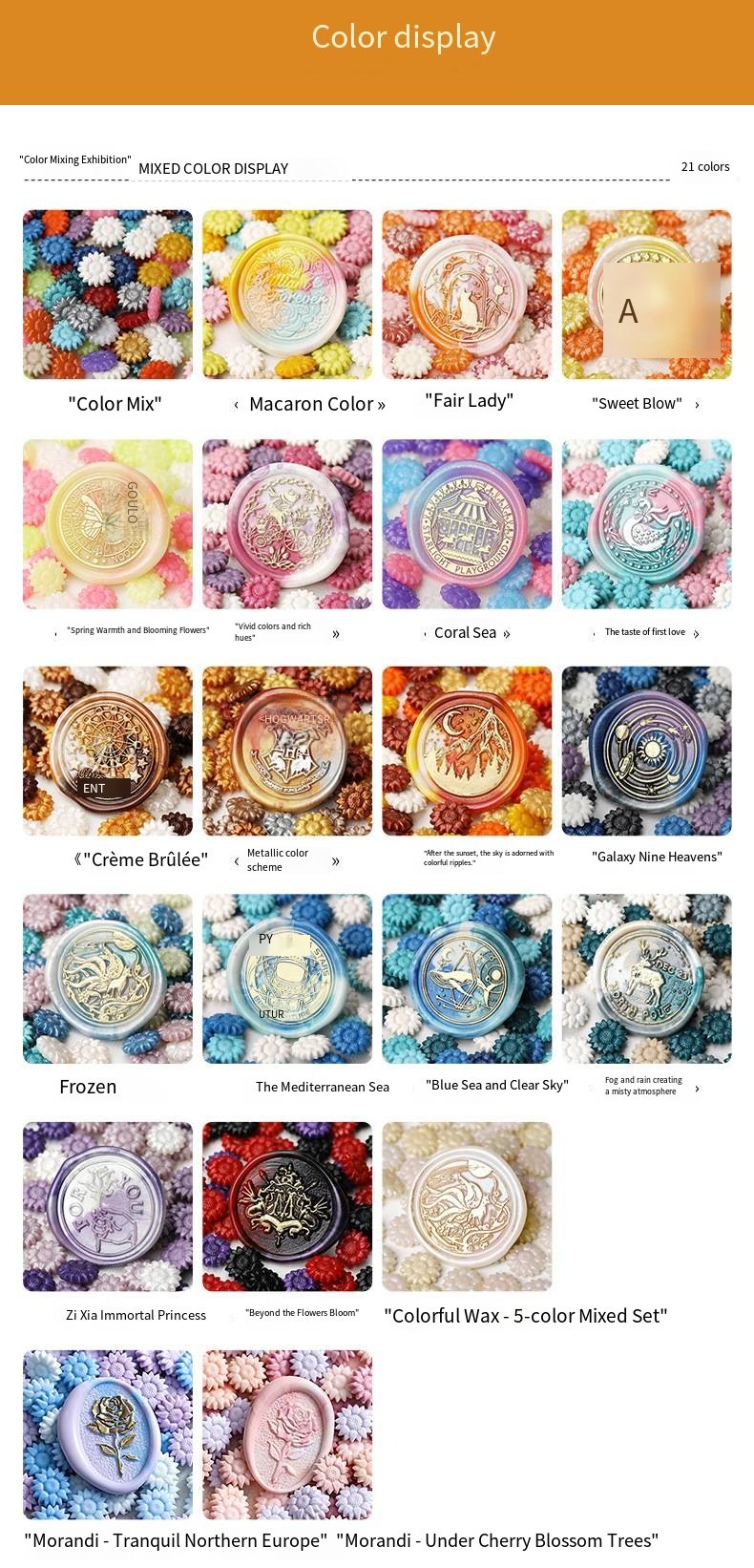 Bulk Sealing Wax Beads in Multiple Colors detail image 9