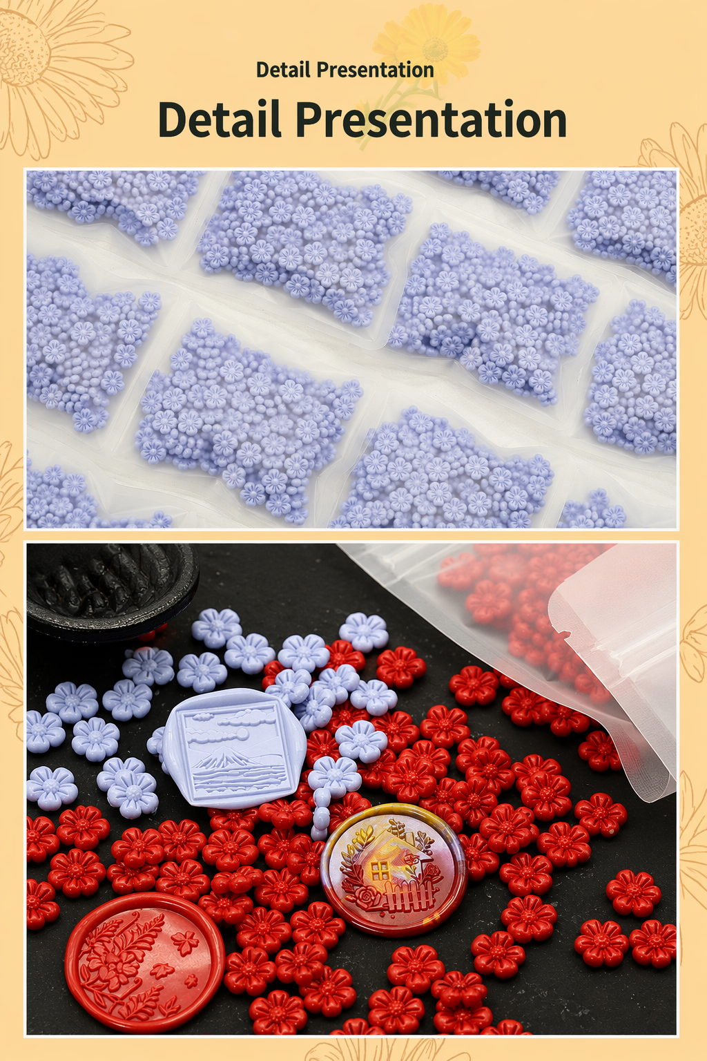 Sealing Wax Stamp Bead Color Set detail image 4