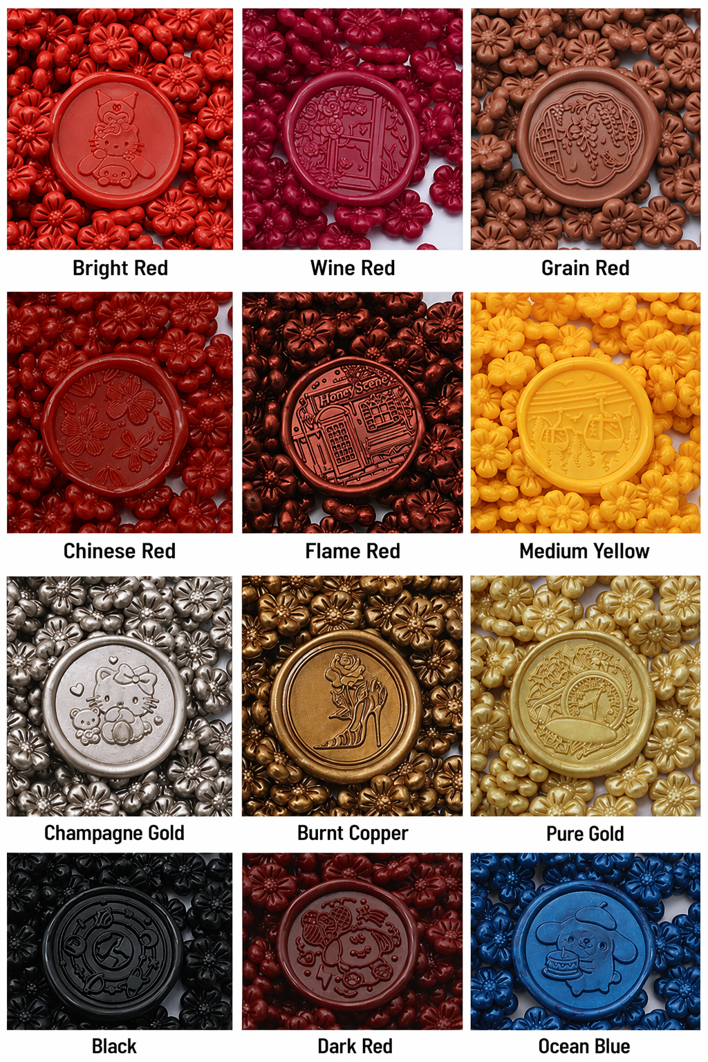 Sealing Wax Stamp Bead Color Set detail image 7