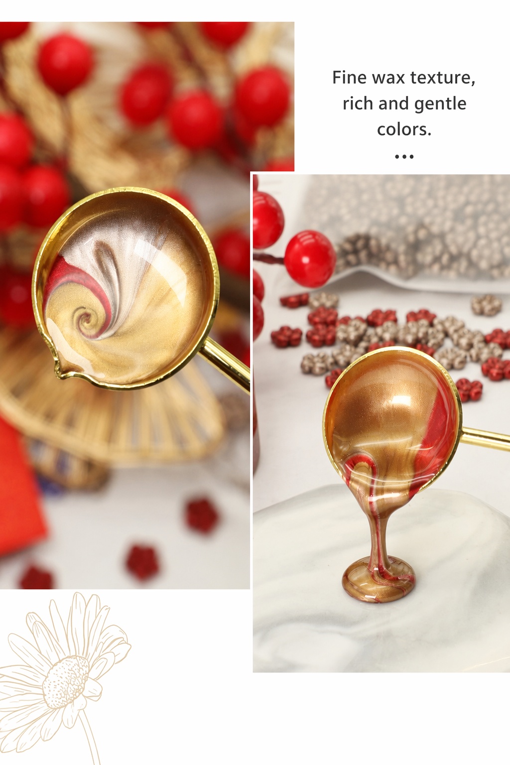 Sealing Wax Stamp Bead Color Set detail image 2