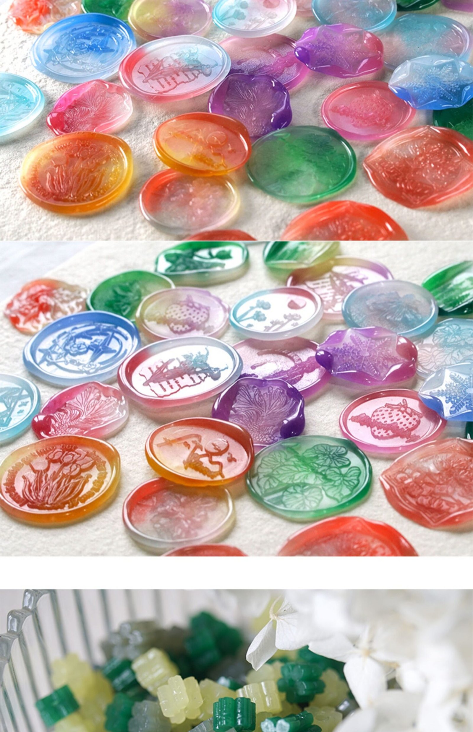 Marble Sealing Wax Beads and Melting Accessories detail image 1