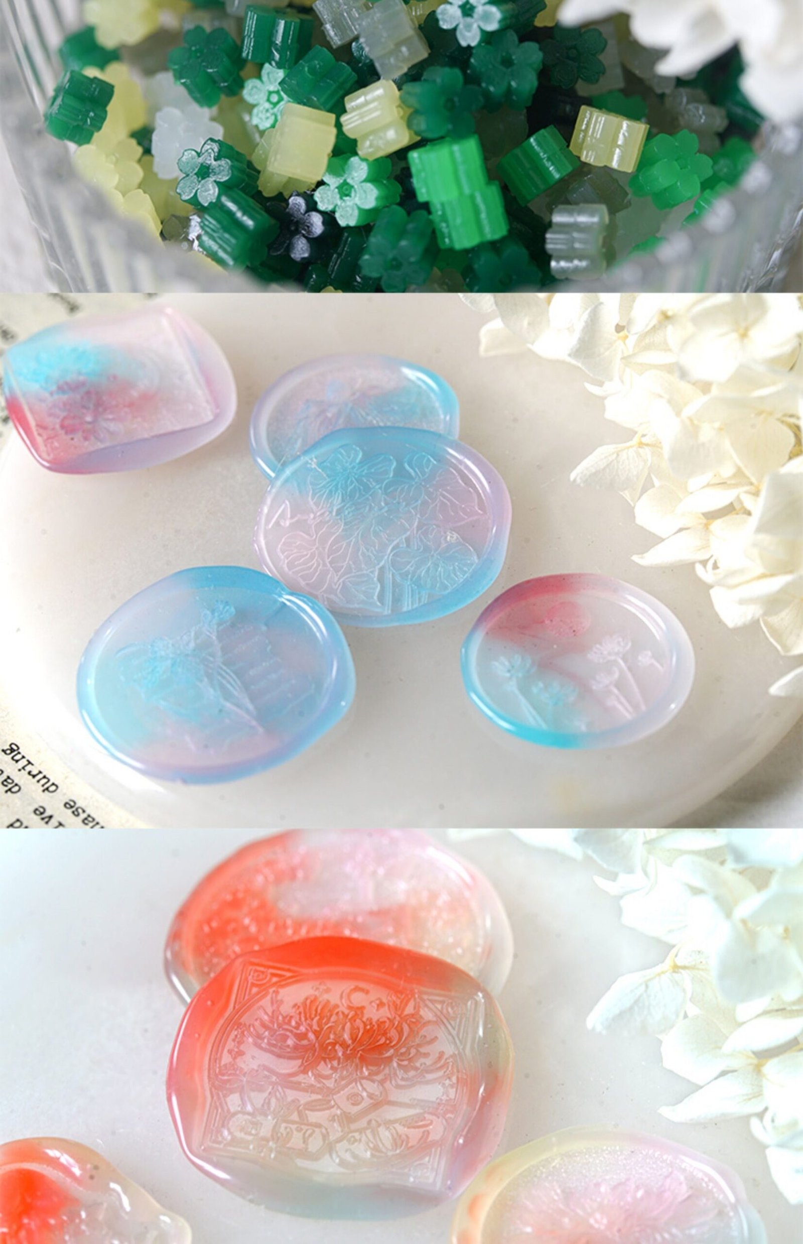Marble Sealing Wax Beads and Melting Accessories detail image 2