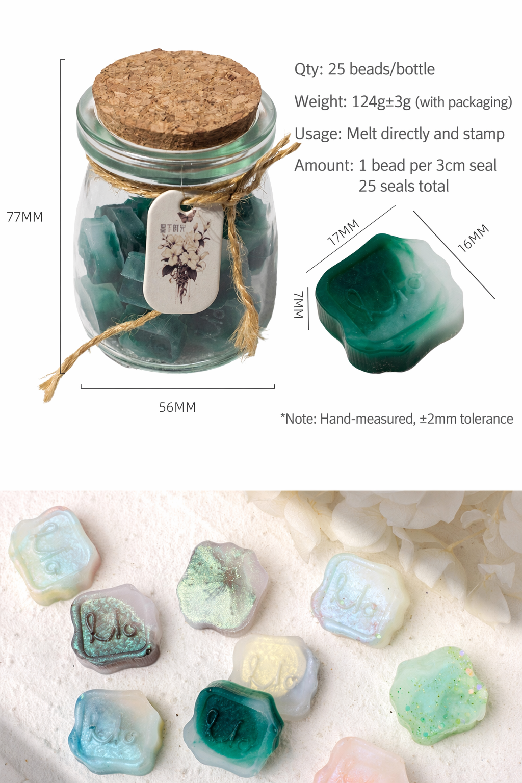 Sealing Wax Bead and Melting Tool Set detail image 2