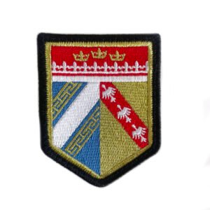 High Quality Custom Hook and Loop Backing France Hand Embroidery Badges Patches Pakistan main image 3