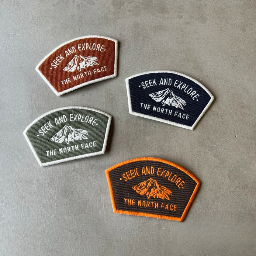 Manufacture Bulk Heat Press Embroidered Patches Custom Logo Patches and Woven Badges Patches Embroidery With Iron on for Hat main image 2
