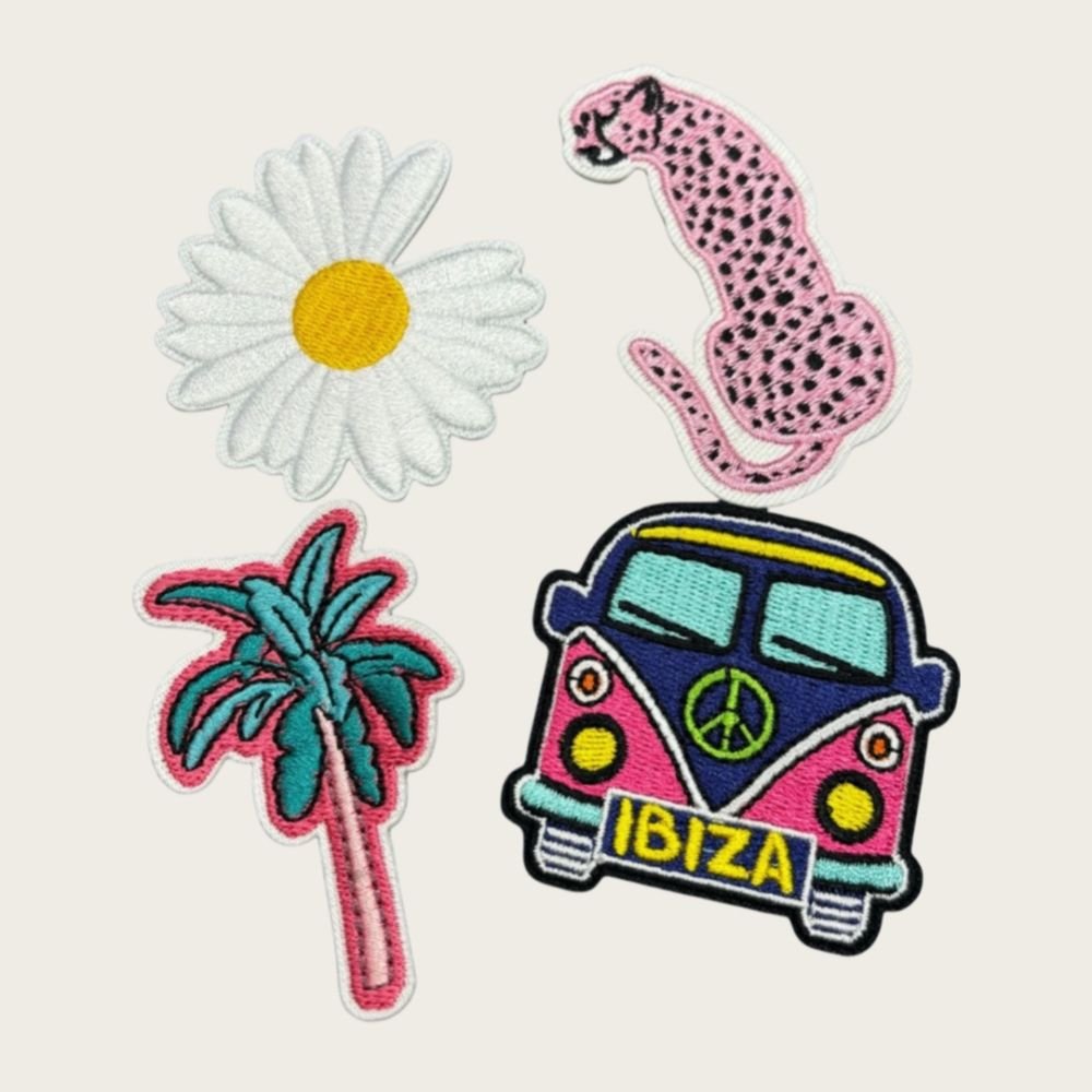 Manufacture Bulk Heat Press Embroidered Patches Custom Logo Patches and Woven Badges Patches Embroidery With Iron on for Hat main image 5
