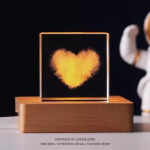 Crystal Cube Cloud Cube Crystal Carved Small Ornaments Office Desk Decoration main image 5