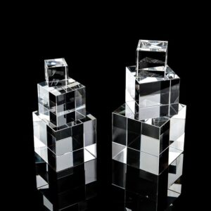 Honor of Crystal High Quality Various Styles K9 Material Transparent Sublimation Blank Crystal Blank Crystal Trophy Blank main image 2