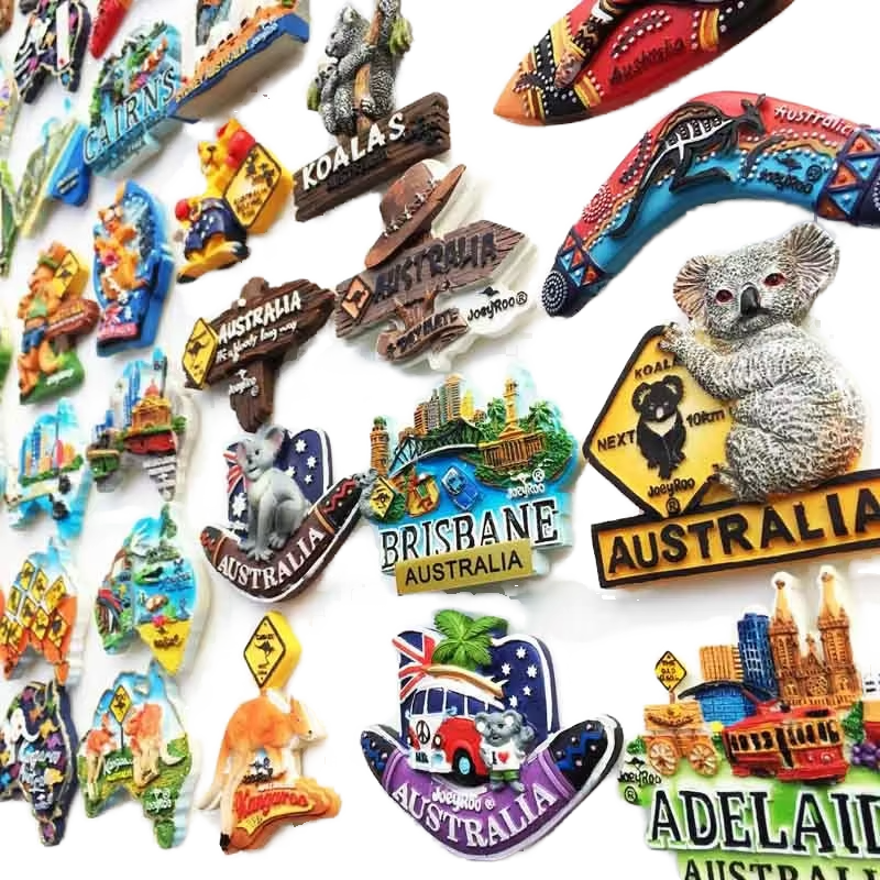 Custom Design logo Resin Sea World Stickers 3d Fridge Magnet Tourist Souvenir Kitchen Gift main image 2