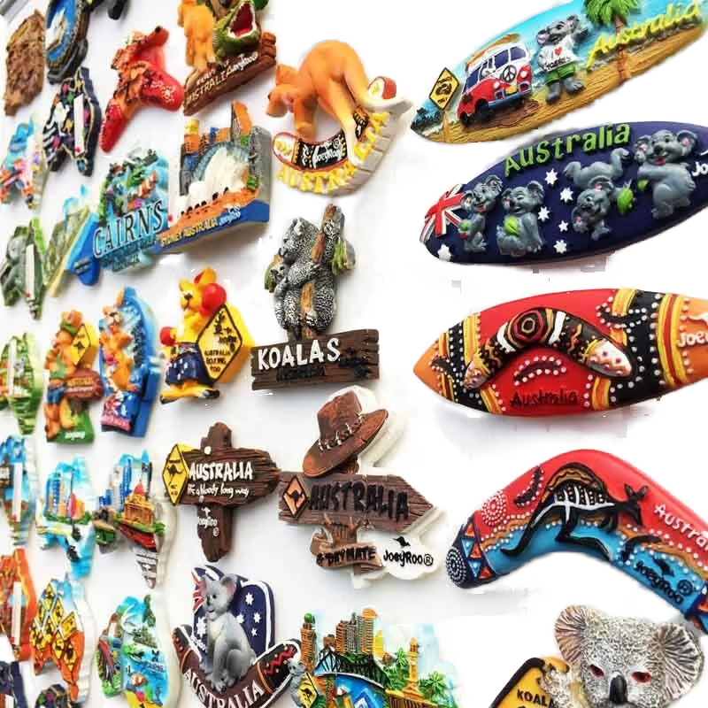 Custom Design logo Resin Sea World Stickers 3d Fridge Magnet Tourist Souvenir Kitchen Gift detail image 3