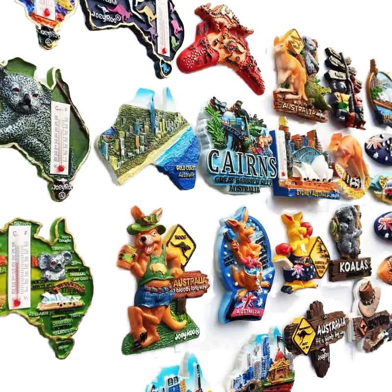 Custom Design logo Resin Sea World Stickers 3d Fridge Magnet Tourist Souvenir Kitchen Gift detail image 4