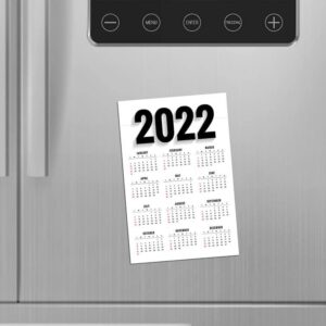 Factory Promotional Gift Paper Fridge Magnets Custom Printing and Shape 2022 Magnet Calendar for Fridge main image 3