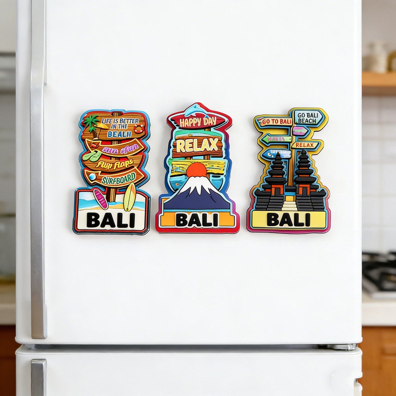 Custom Shape Soft PVC Magnet Bulk Order Fridge Magnet for Promotional Gift Injection Molding Meijike Brand detail image 3