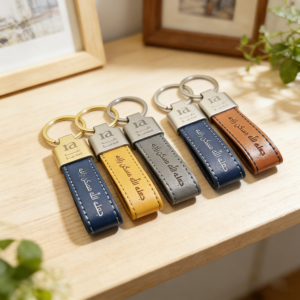 Personalized Made Logo Car Keychain Leather and Metal Creative Leather Keychains Women main image 5