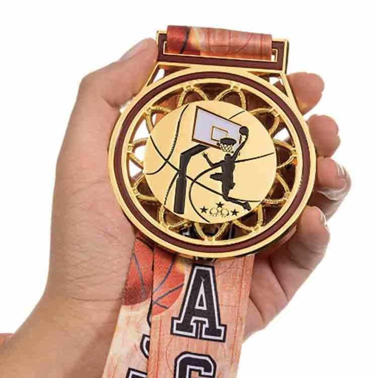 Customized Personalized Football Gold Hanger Medal and Trophy Marathon Running Soccer Karate Taekwondo Custom Metal Sports Medal main image 4