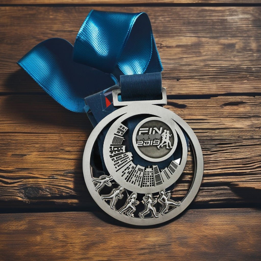 Customized Personalized Football Gold Hanger Medal and Trophy Marathon Running Soccer Karate Taekwondo Custom Metal Sports Medal main image 5