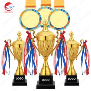 Customized Personalized Football Gold Hanger Medal and Trophy Marathon Running Soccer Karate Taekwondo Custom Metal Sports Medal main image 6