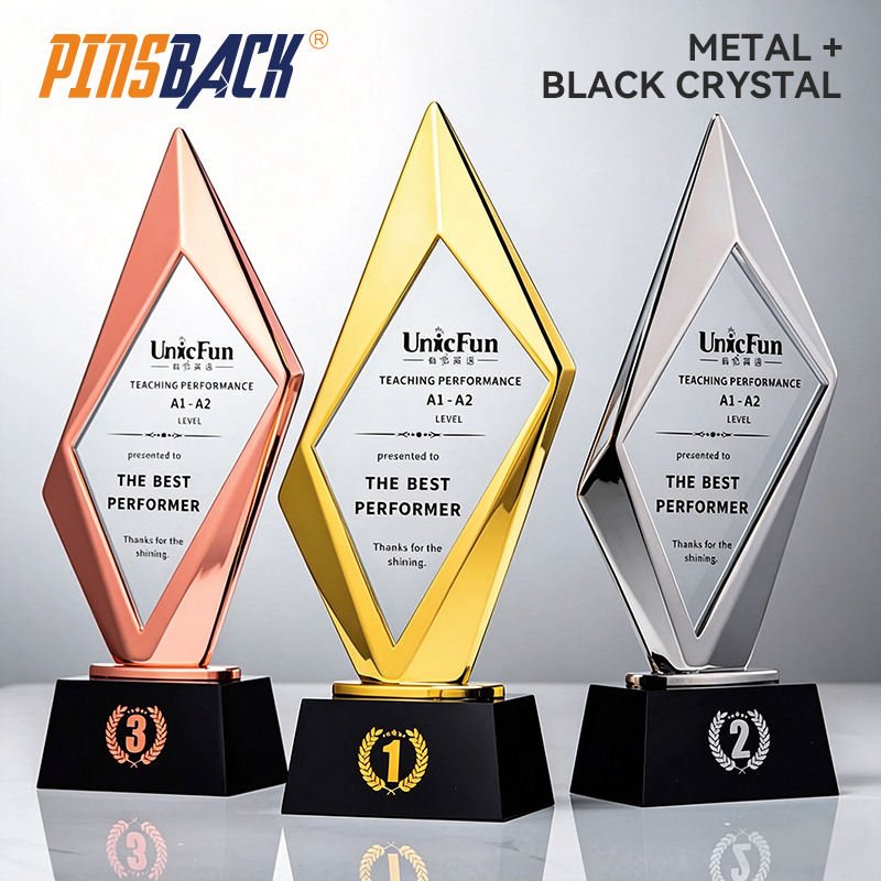 High Quality Custom Laser Engraved Portable Sports Events Excellent Corporate Competition Awards Crystal Handicraft Trophy main image 2