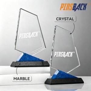 High Quality Custom Laser Engraved Portable Sports Events Excellent Corporate Competition Awards Crystal Handicraft Trophy main image 3