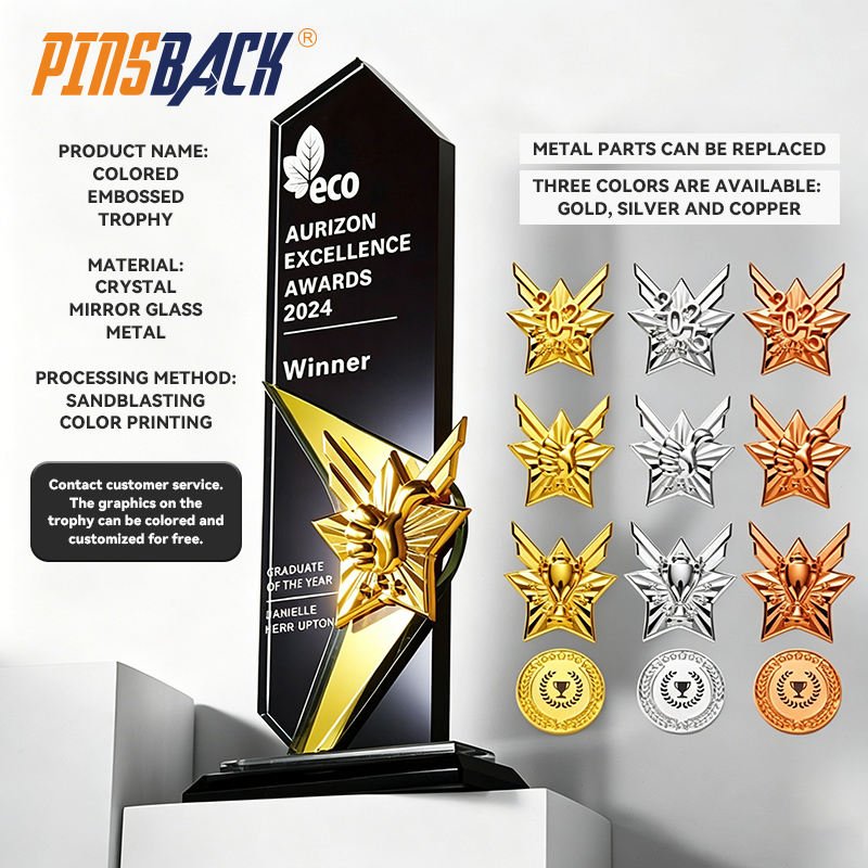 High Quality Custom Laser Engraved Portable Sports Events Excellent Corporate Competition Awards Crystal Handicraft Trophy main image 4