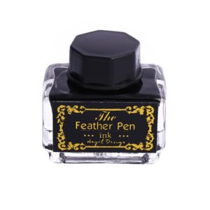 Vintage Feather Quill Pen and Ink Writing Set main image 3