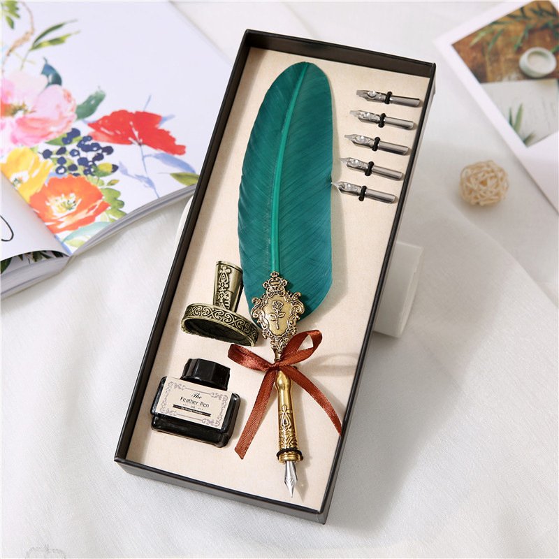 Decorative Feather Dip Pen Gift Set main image 12