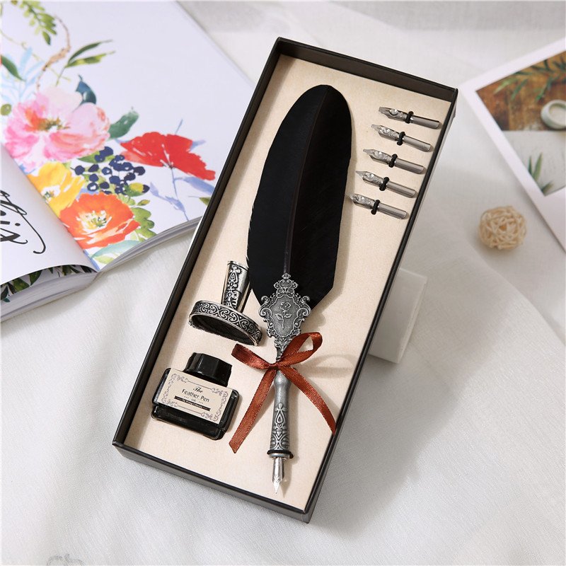 Decorative Feather Dip Pen Gift Set main image 13