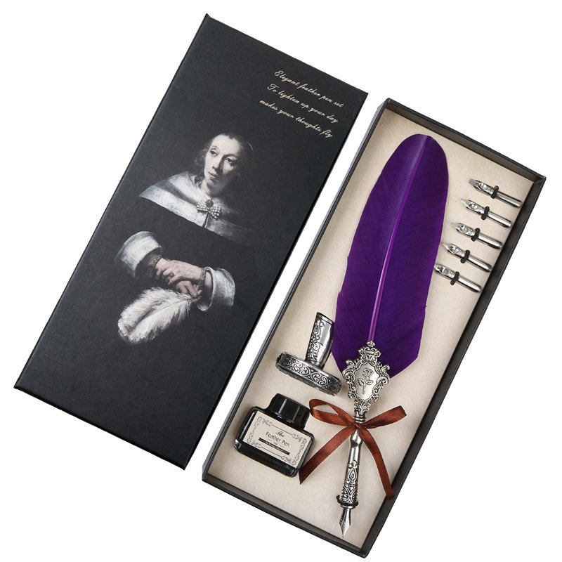 Decorative Feather Dip Pen Gift Set main image 7