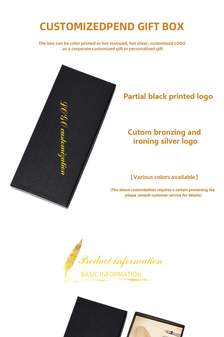 Luxury Feather Quill Calligraphy Pen Set detail image 3