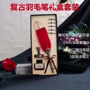 Luxury Feather Quill Calligraphy Pen Set main image 1