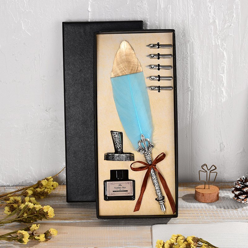 Luxury Feather Quill Calligraphy Pen Set main image 10