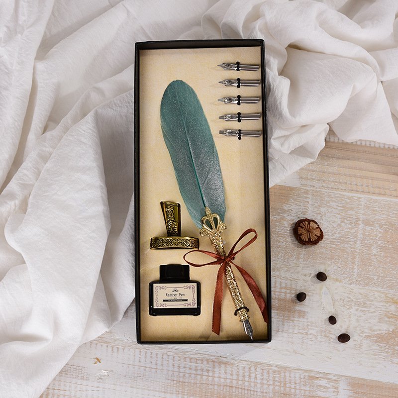 Luxury Feather Quill Calligraphy Pen Set main image 4