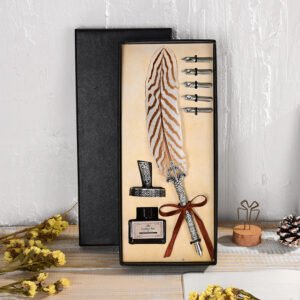 Luxury Feather Quill Calligraphy Pen Set main image 5