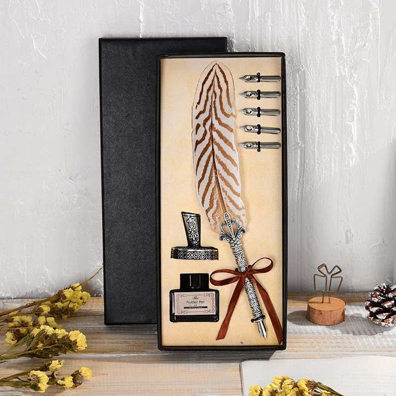 Luxury Feather Quill Calligraphy Pen Set main image 5