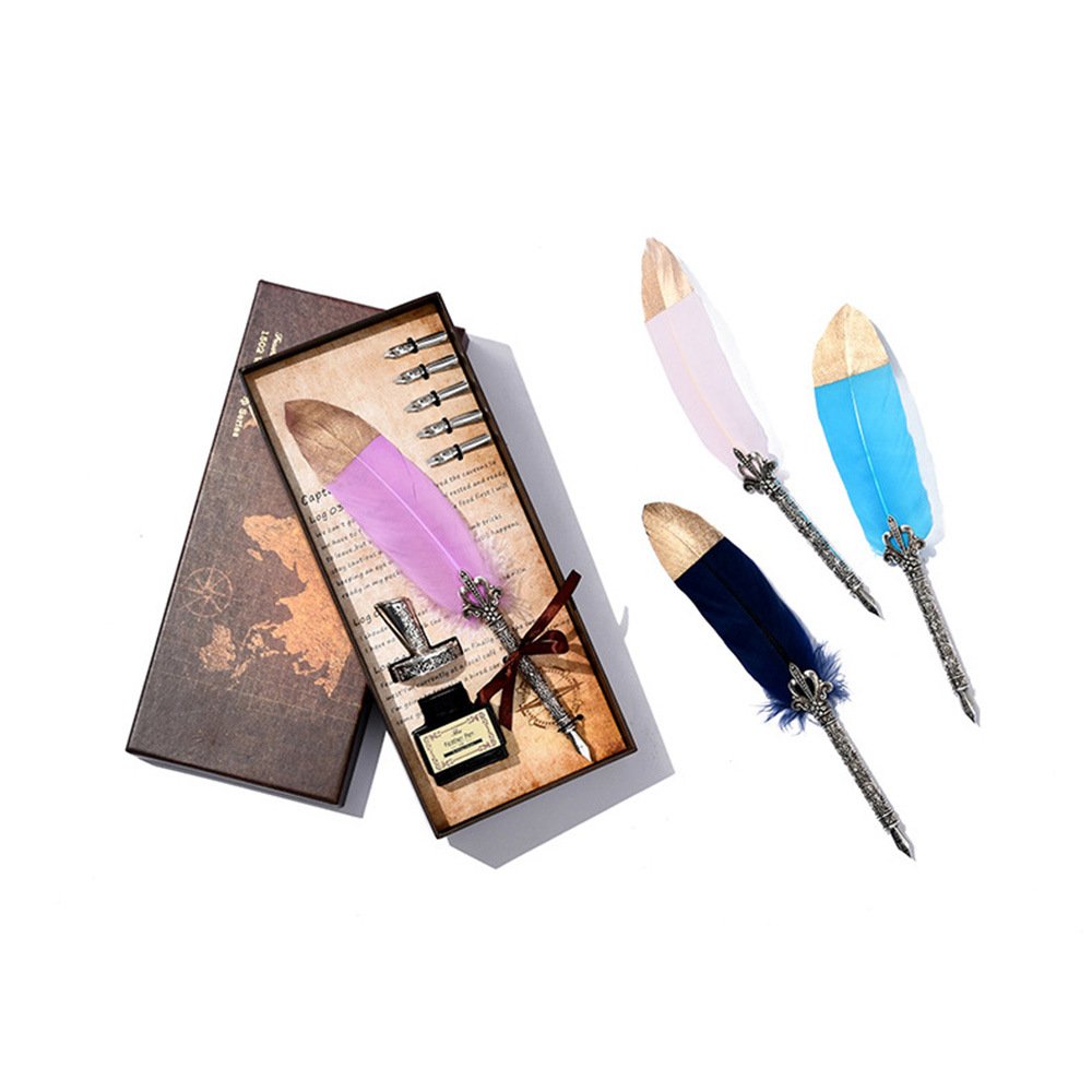 Luxury Feather Quill Calligraphy Pen Set main image 6