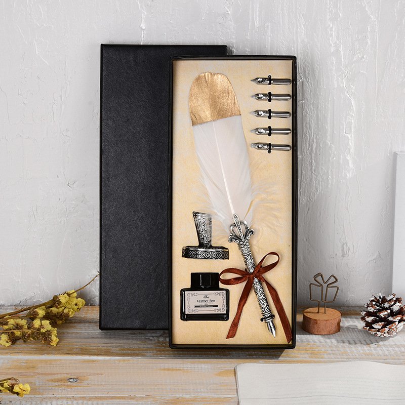 Luxury Feather Quill Calligraphy Pen Set main image 7