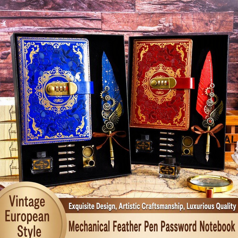 Premium Feather Dip Pen Calligraphy Set main image 1