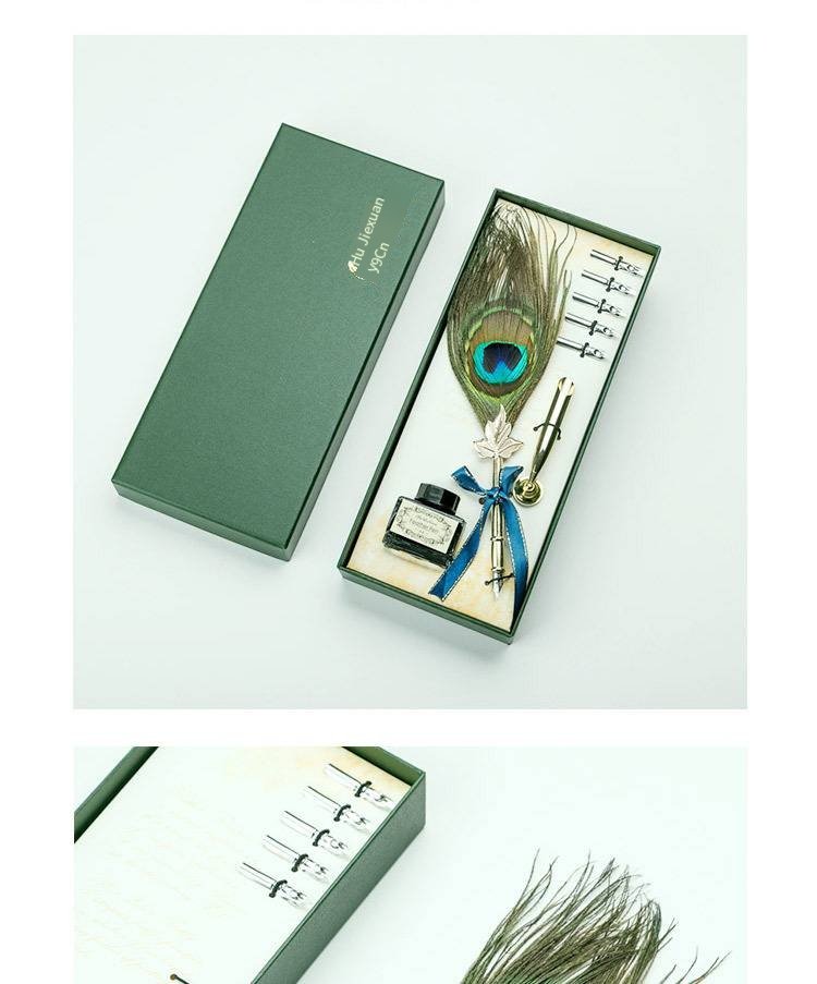 Classic Feather Quill Pen Writing Gift Set detail image 5