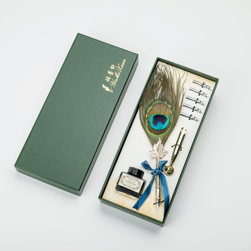 Classic Feather Quill Pen Writing Gift Set main image 1