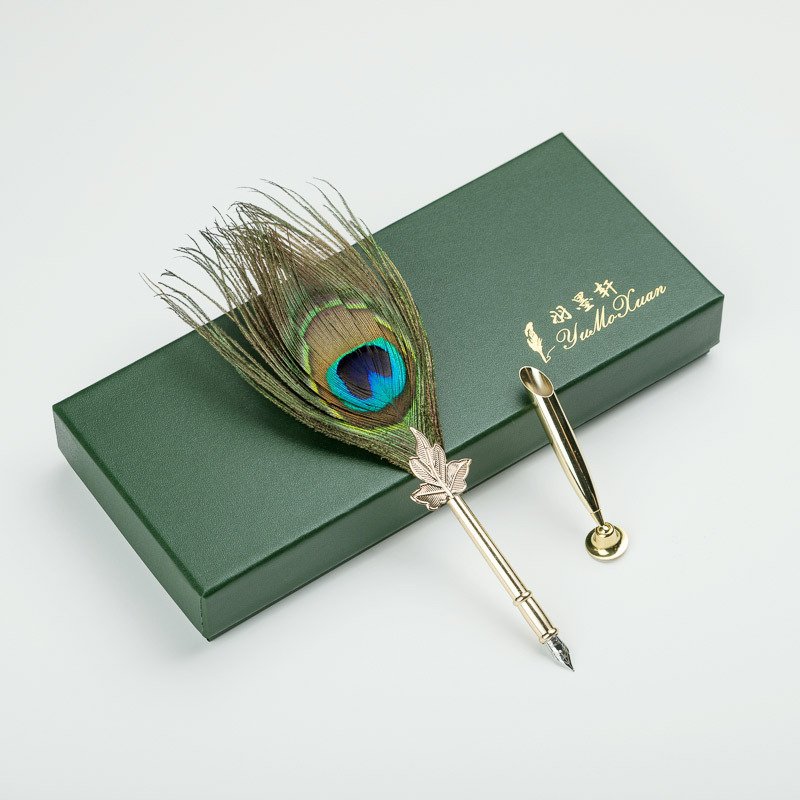 Classic Feather Quill Pen Writing Gift Set main image 3