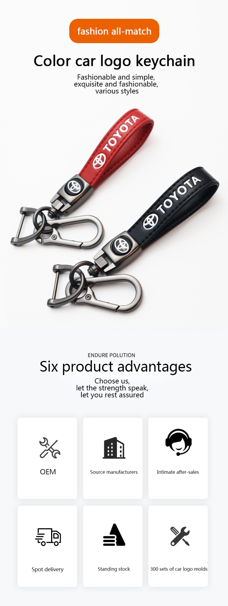 Custom Promotional Keychain YSK-010 detail image 1