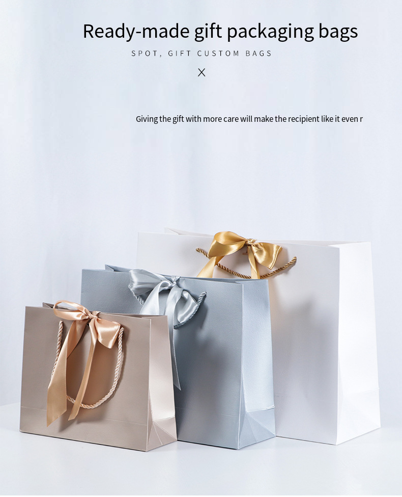 Custom Kraft Paper Shopping Bag with Logo Printing detail image 1