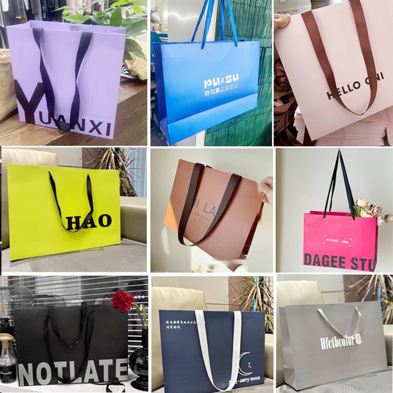 Custom Kraft Paper Shopping Bag with Logo Printing detail image 8