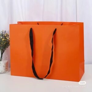 Custom Kraft Paper Shopping Bag with Logo Printing main image 11