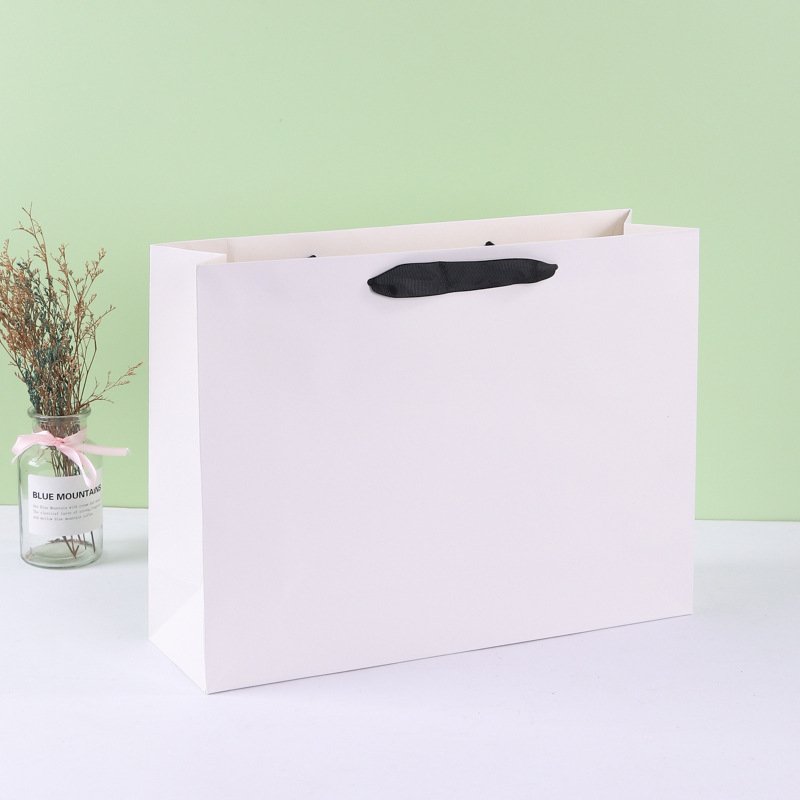 Custom Kraft Paper Shopping Bag with Logo Printing main image 13