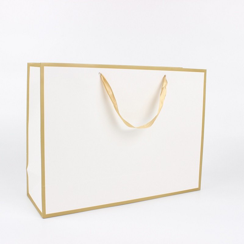 Custom Kraft Paper Shopping Bag with Logo Printing main image 14