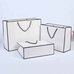 Custom Kraft Paper Shopping Bag with Logo Printing main image 15