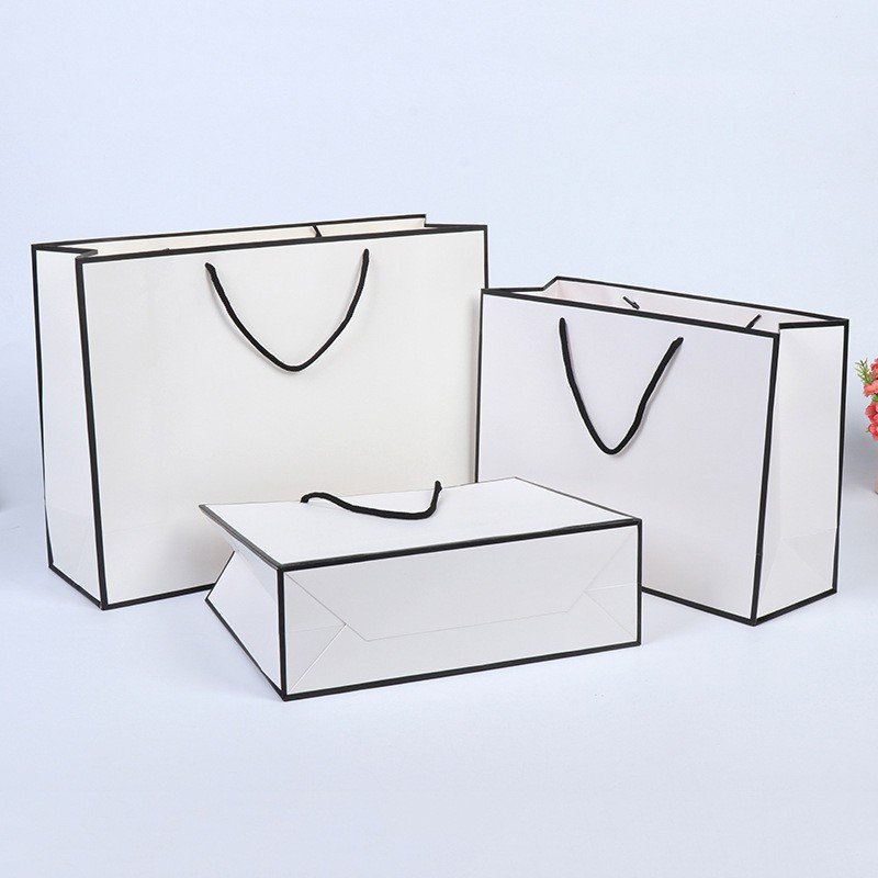 Custom Kraft Paper Shopping Bag with Logo Printing main image 15