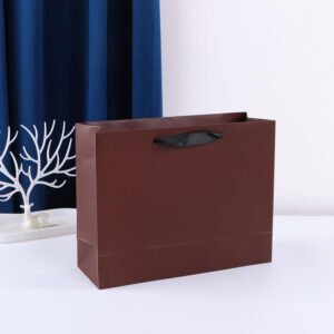 Custom Kraft Paper Shopping Bag with Logo Printing main image 17